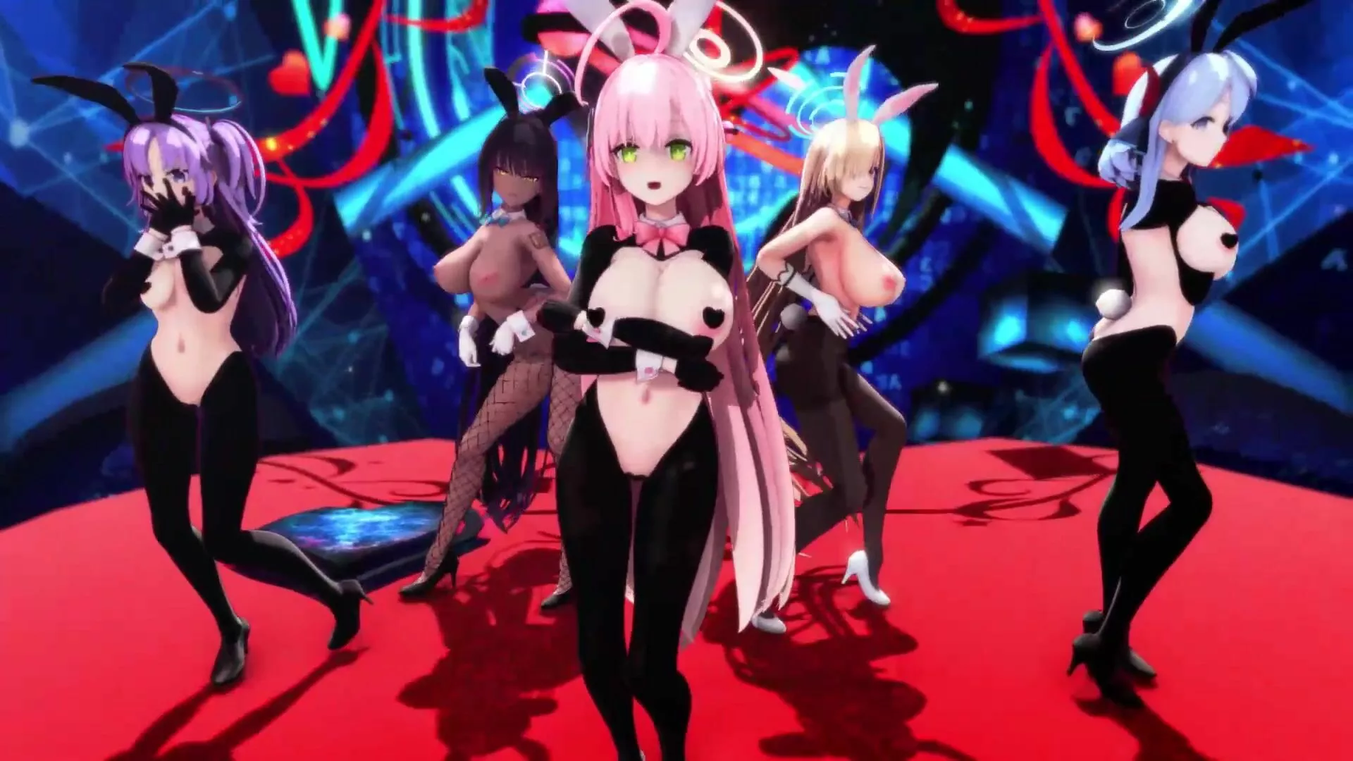 Blue Achive MMD reverse bunny BADKIZ - Come Closer swdal95033