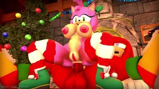 Amy and Knuckles Christmas