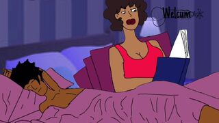 Sharing bed with my stepmom