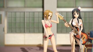 K-ON girls dancing