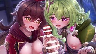 Amber and Collei (60 FPS) [Canzume]