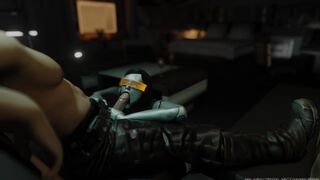 Edi puts Shepard's troubled mind at ease. [Savagecabbage]