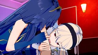 Fire Emblem - Lucina X Corrin Threesome