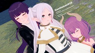 [KKS/MMD] [Tiger's Eye] Fern Freelen Aura of the Guillotine [Funeral Freelen]