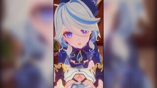 furina rides cock POV