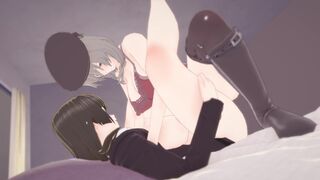 Nishizumi Shiho X Shimada Chiyo Part 1 (Clothed)