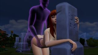 She heads to the cemetery for one last drill with her bf