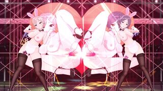 Ka〇de and Shu〇ko Rabbit Hole [High quality]