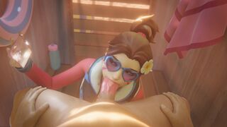 D.Va Beach Cabin Fuck [4K]