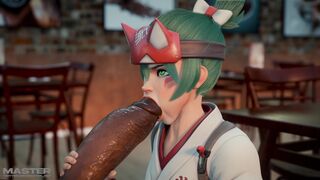 kiriko supports her team