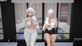 RWBY Winter and Willow Dancing (Good Night Kiss)