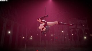 RWBY Cinder Polearm Dancing