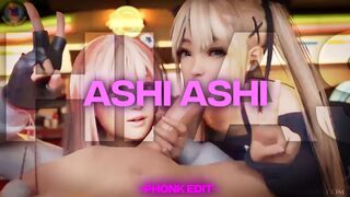 [HMV] Ashi Ashi - Dead or Alive | Phonk edit |