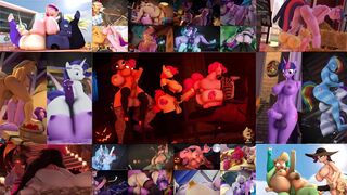 MLP Futa Wall [Collage Compilation]