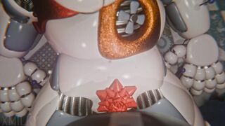 Christmas with circus baby