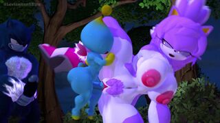 Werecat Blaze fucked by chao