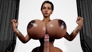 Sheva knocking the dick 2