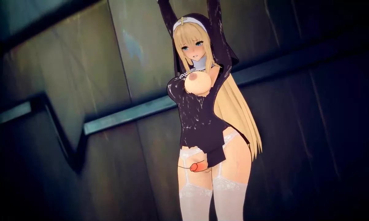 Futanari Nun & Urethral Parasites - Mugenalien