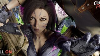 Anal sex with Kaisa and Ezreal