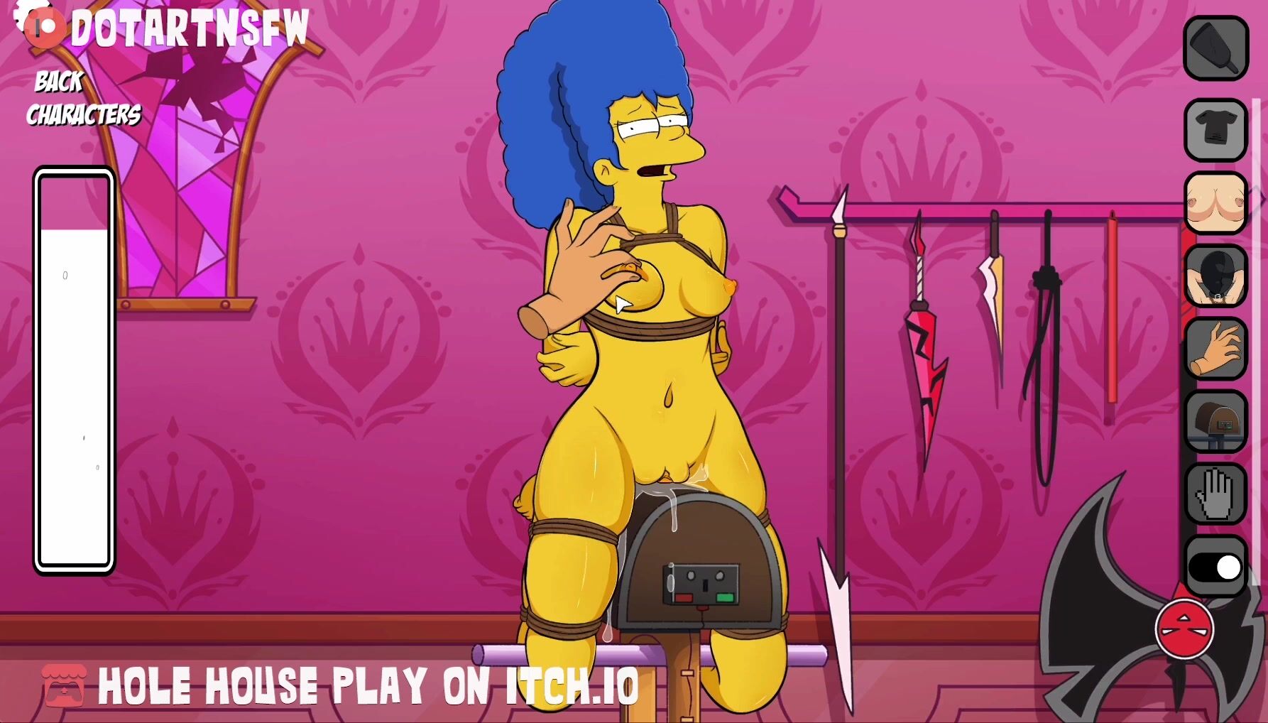 Marge simpson bondage