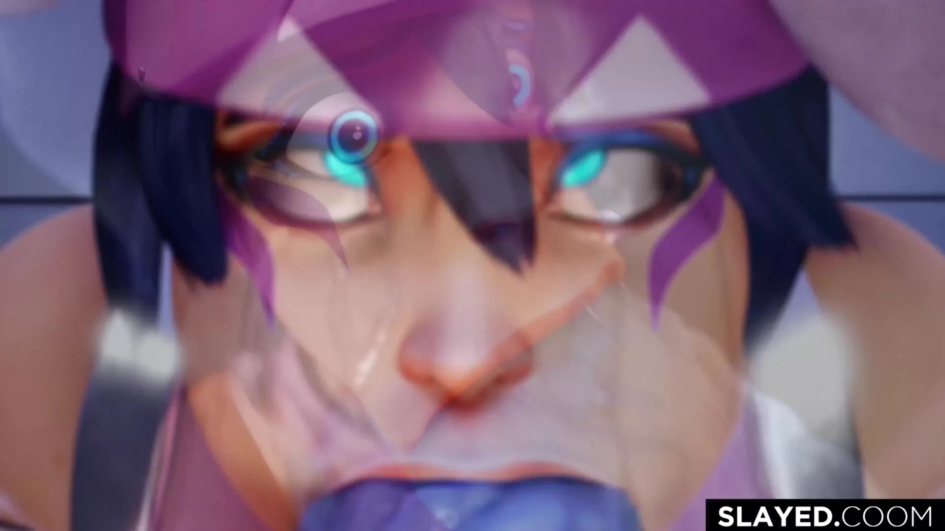 (Goofy Scenes removed) Kiriko Taimanin Rough Gangbang Deepthroat