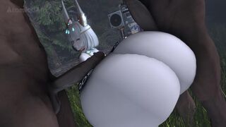 Queen Nia getting blacked