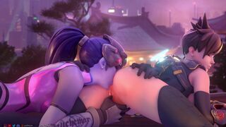 Widow Eating Tracer's Ass [ForceballFX]