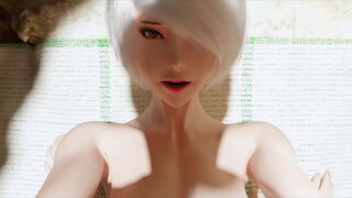 [Milkytabbo] 9s and 2b having Fun in the Cave [4K+60FPS]