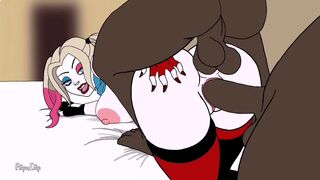 Slut Harley got double pleasure (Black)