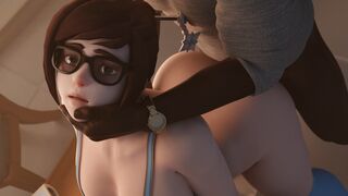 Mei From Behind [Blacked][Orochi][NO WM]