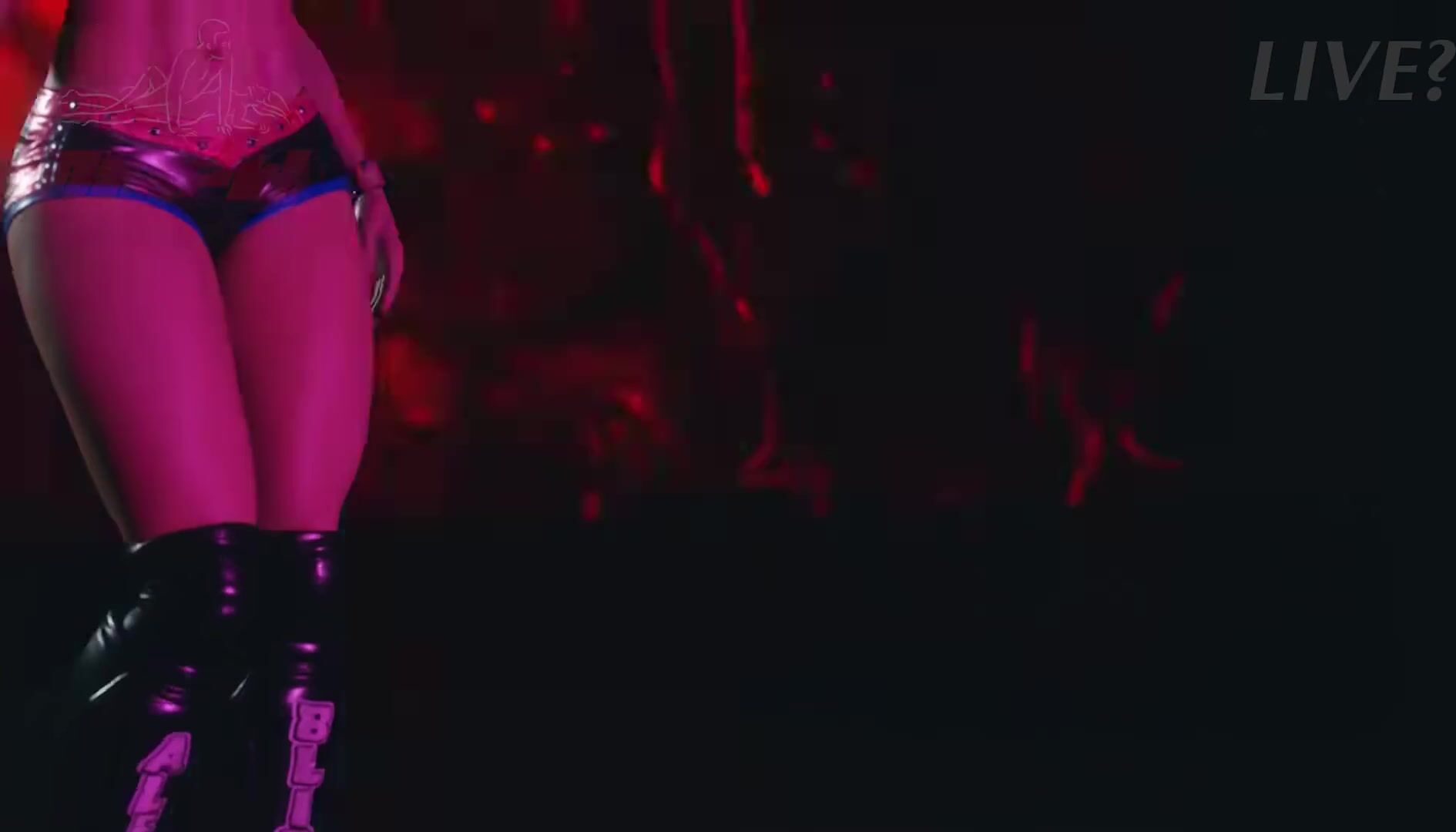 Alexa Bliss in a playful yet provocative video still