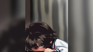 School Girl Deep Blowjob