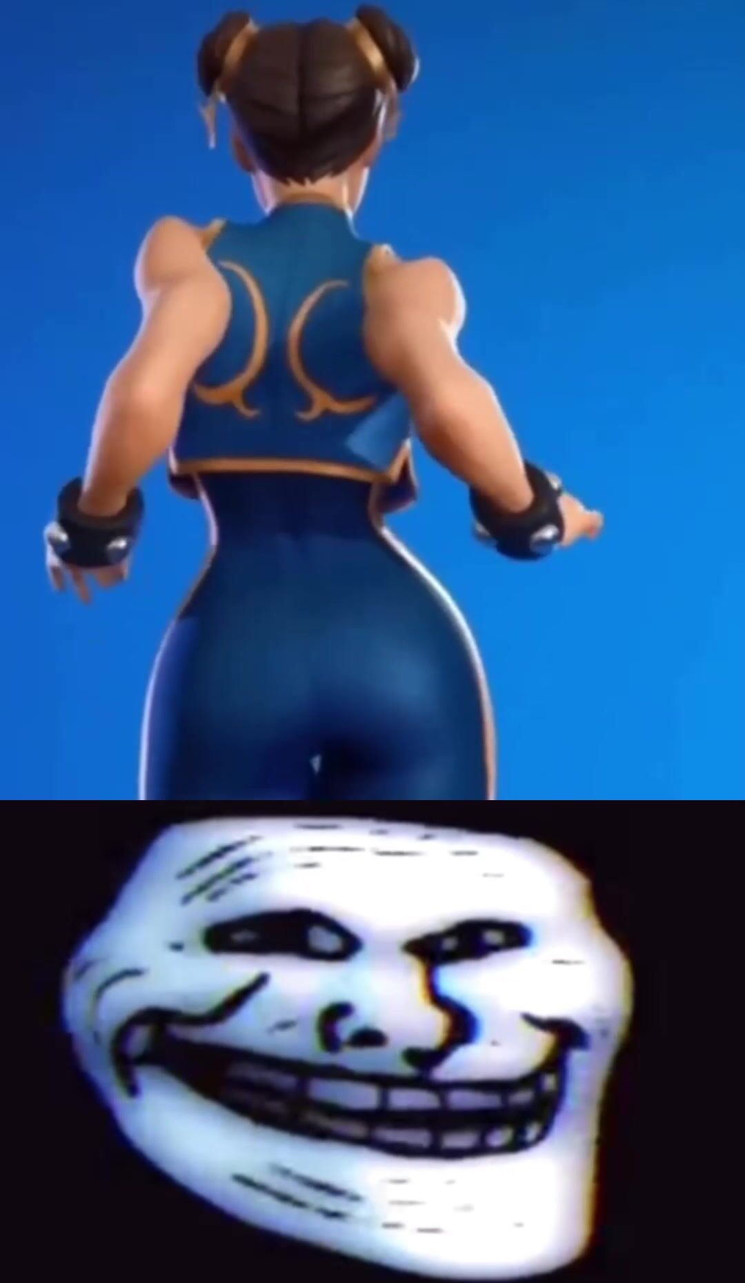 Fortnite Chun-Li (Troll Face short HMV/EDIT)