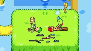 Mario and luigi x harhall