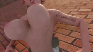 Frankie bouncing breasts