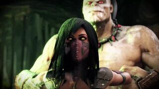 Goro defeats Mileena