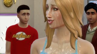 Penny cheating on Leonard with friend who came to visit