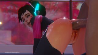 D.Va Anal Diva [Darkholestuff]