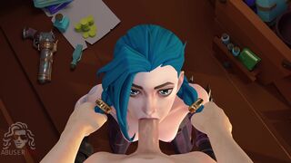 Jinx gets facefucked (Arcane)