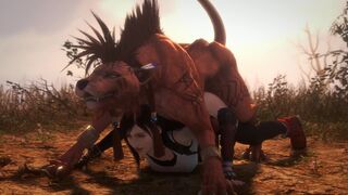 Tifa & Red Enjoying Some Playtime (noname55)