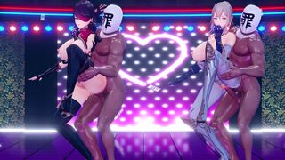 [4kmmd] Genshin Chocolate Cream Sex ver