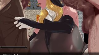 Church slut get banged by old black cock