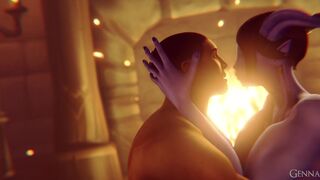 Draenei futa on male