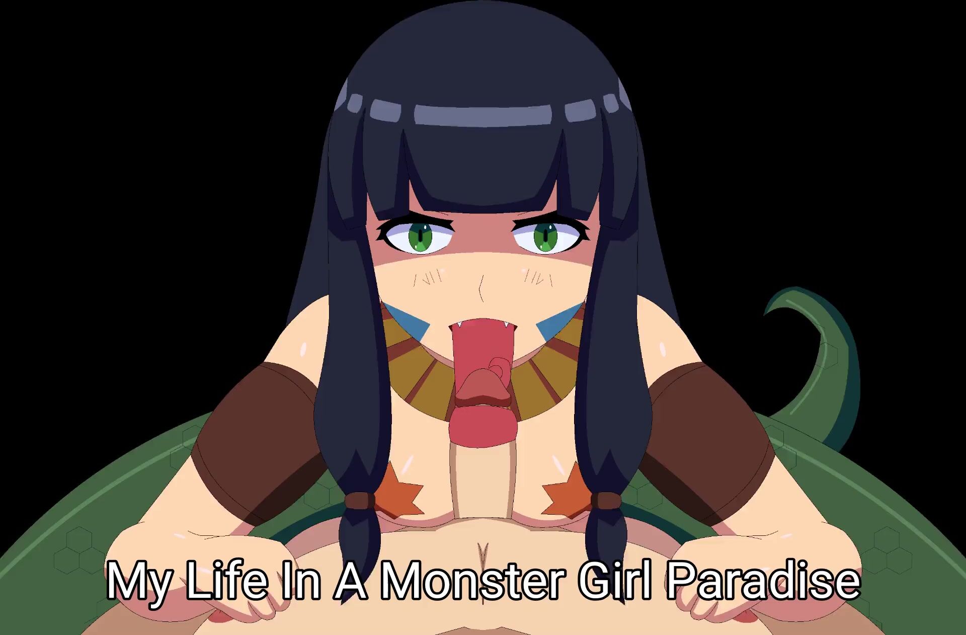 Getting Caught In A Lamia Girl Tongue Job