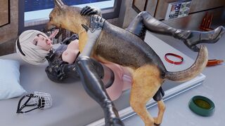 2B Fun Time With A Dog [Callmehaymaker] [4K]