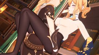 jean's office pantyhose version 4k「JygreAnimation」