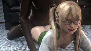 Marie wanted a quick pronebone before getting back to ZOOM class session. [Zonkyster]