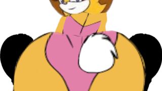 Bunnie Rabbot worked with her ass