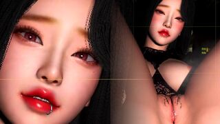 Korean cute Idol Pussy Juicy! (HOT spread legs)