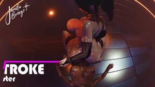 Busty goth GF vs Futa BBC - Trailer